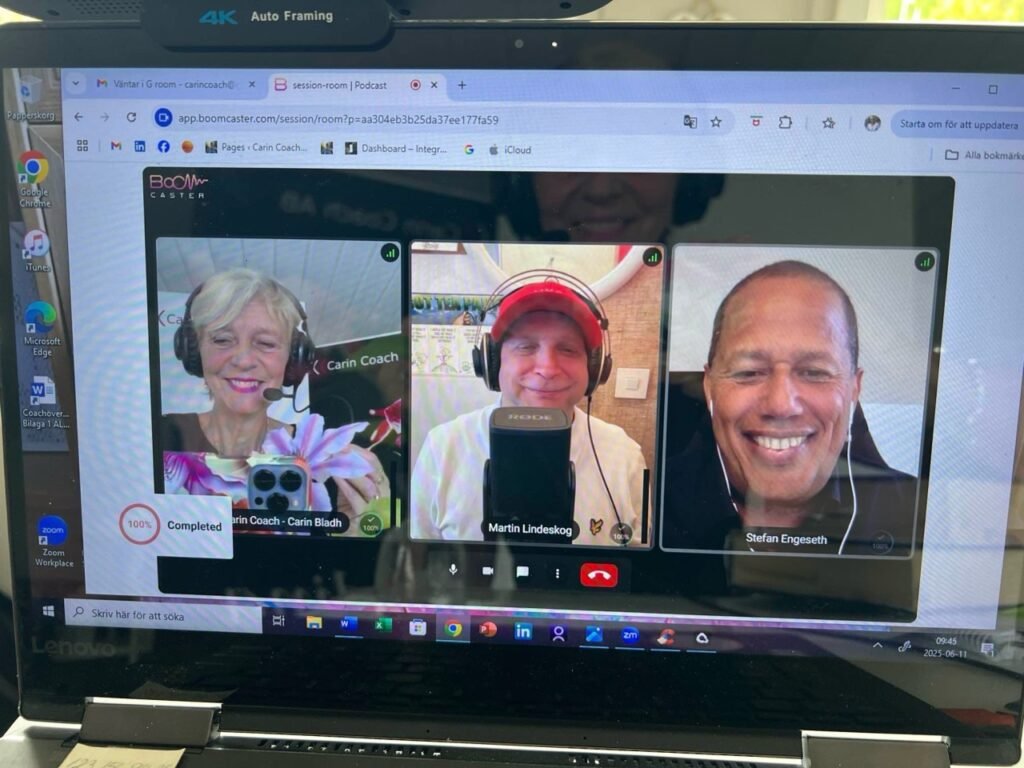 Carin Bladh, Martin Lindeskog, Stefan Engeseth poddar online 2025