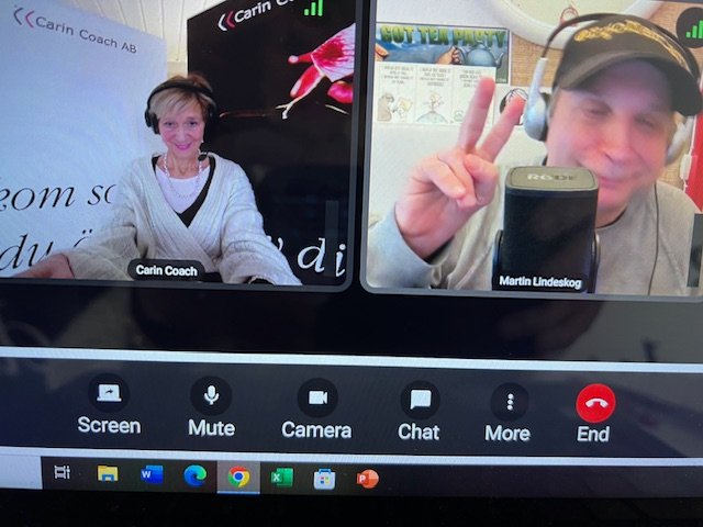 Glödheta stolen väntar på Carin Coach Martin Poddare är segerviss!