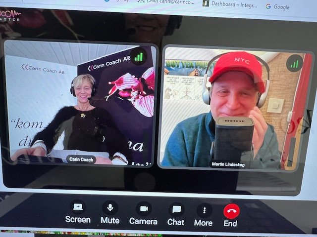 Carin Coach & Martin Poddare, online.