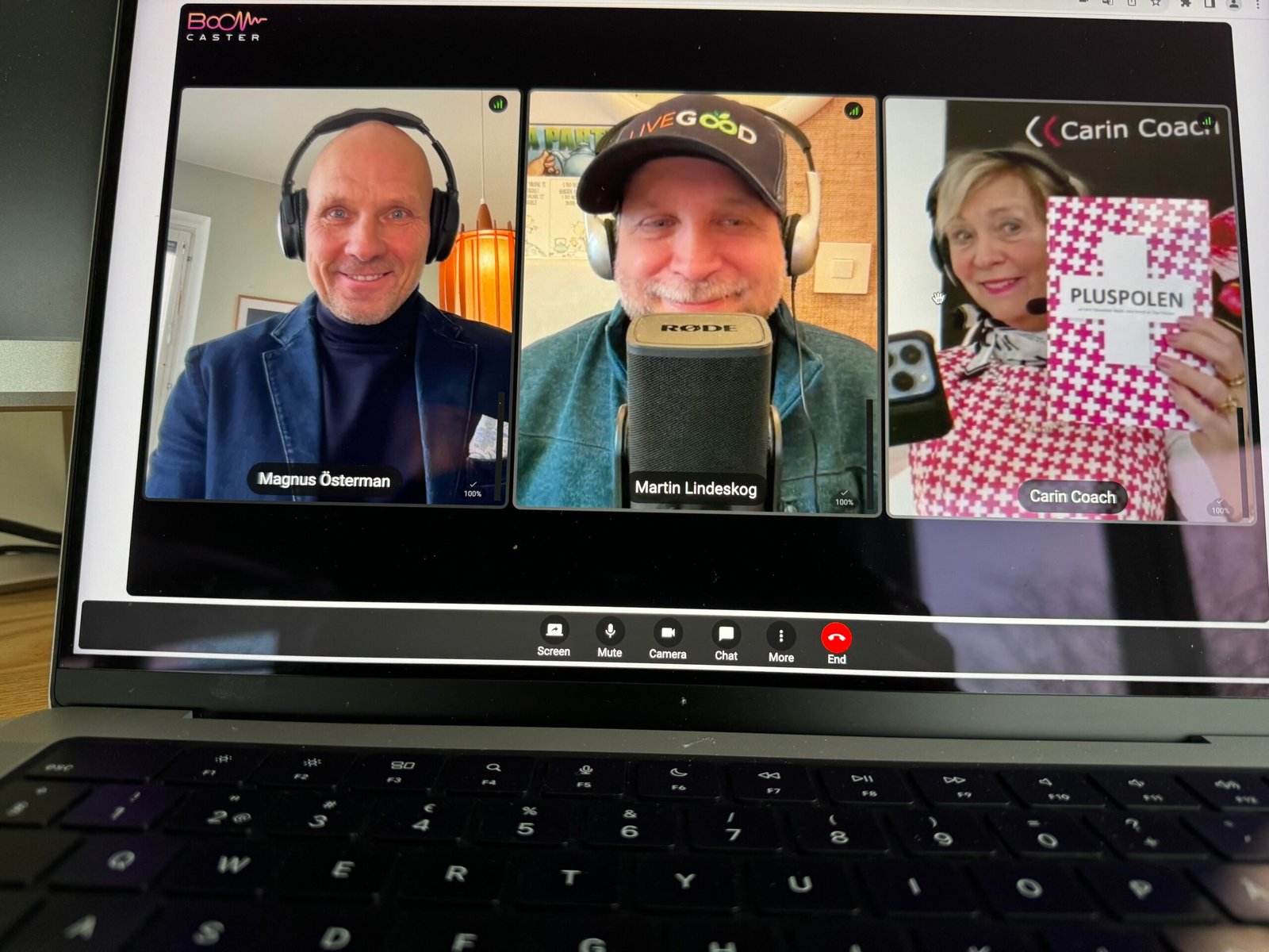 Magnus Österman, Martin Lindeskog & Carin Coach, Carin Bladh