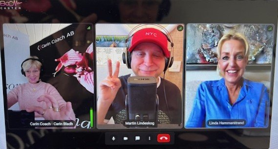 Poddinspelning online, Carin Bladh, Martin Lindeskog, Linda Hammarstrand