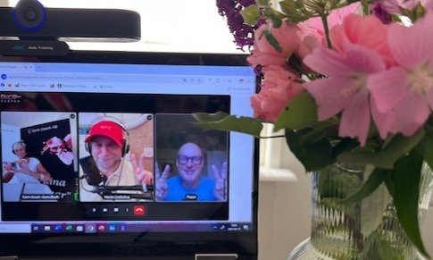 Poddinspelning 14 augusti 2025 Carin Bladh, Martin Lindeskog, Peppe Ekmark